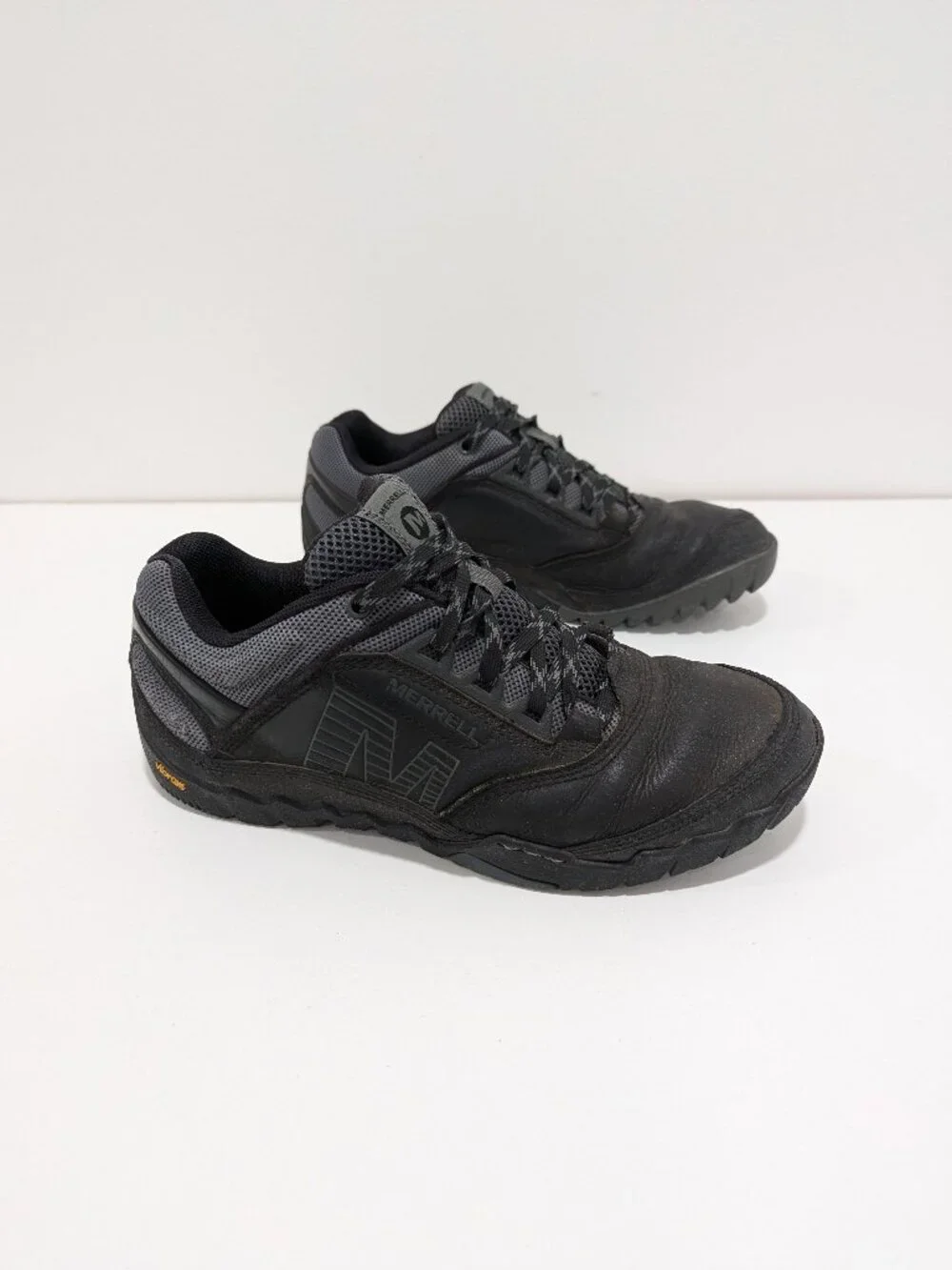 Merrell Annex Trak Low Shoes Men's Size 8 J21191 Black Grey Hiking Outdoors